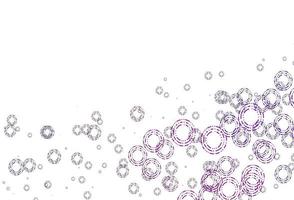 Light Purple, Pink vector pattern with spheres.