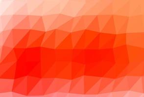 Light Red vector shining triangular pattern.