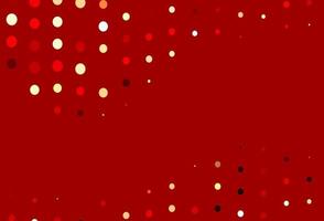 Light Red vector pattern with spheres.