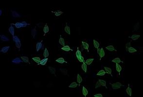 Dark Blue, Green vector hand painted template.