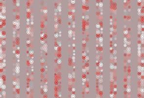 Light Red vector layout with bright snowflakes.