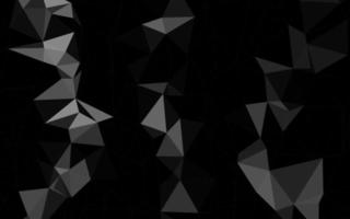 Dark Silver, Gray vector shining triangular background.