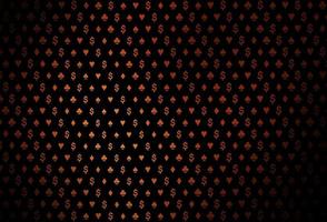 Dark red, yellow vector layout with elements of cards.