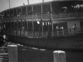 Immigrants landing at Ellis Island in 1903 video
