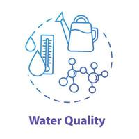 Water quality concept icon vector