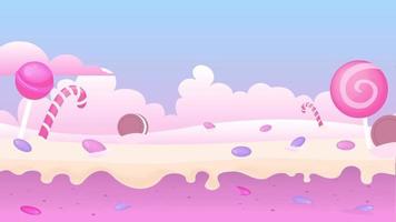 fundo cartoon candyland video