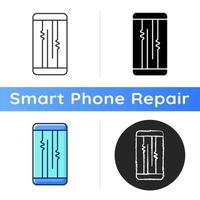 Display or lcd issues icon vector