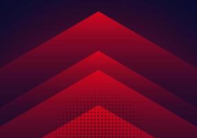 Abstract background red and blue gradient arrow shape layer halftone vector