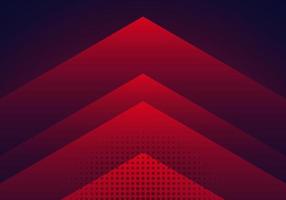 Abstract background red and blue gradient arrow shape layer halftone vector