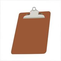 Clip Board Color Clipart Vector Illustration Design