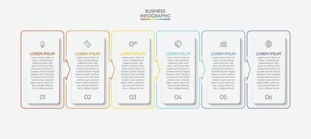 plantilla de infografía de visualización de datos comerciales vector