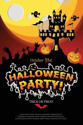 Halloween Invitation. Vector Eps 10