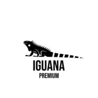 iguana logo icono diseño ilustración vector