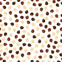 Quinoa mix vector cartoon seamless pattern for farmer market design