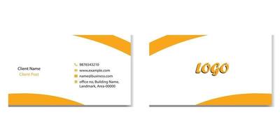 Fully editable Business card template