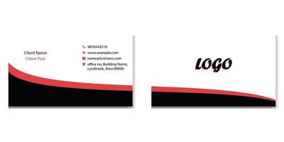 Fully editable Business card template