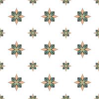 fabric repeat pattern- seamless flat colorful repeat pattern vector