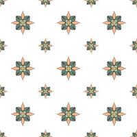 fabric repeat pattern- seamless flat colorful repeat pattern vector