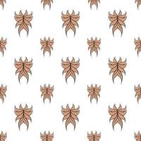 patrón de tela - patrón repetido ilustrado sobre fondo transparente vector