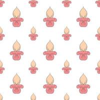 fabric pattern - repeat pattern illustrated on transparent background vector