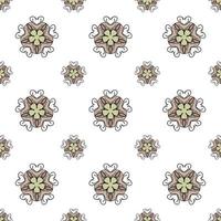 fabric repeat pattern-seamless flat colorful hand drawn repeat pattern vector