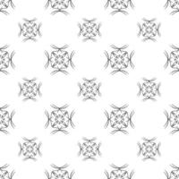 Single colored hand drawn repeat pattern on transparent background vector