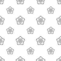Single colored hand drawn repeat pattern on transparent background vector
