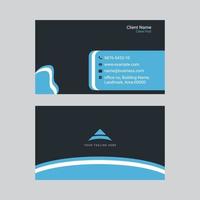 Creative business card designs with bleed and safe area guidelines. vector