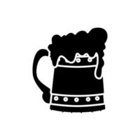 Isolated beer mug vector design