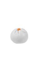 Chinese pork and shrimp bun model from Japanese clay on white background photo