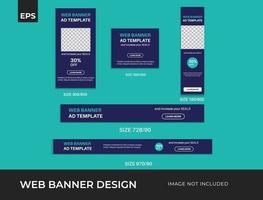 web banner ad design. Multipurpose Web Banner vector design.