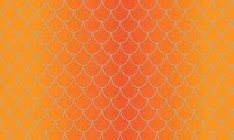 seamless background with orange fish scales vector