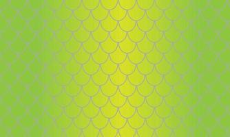 fish scales, seamless pattern with green and yellow scales vector