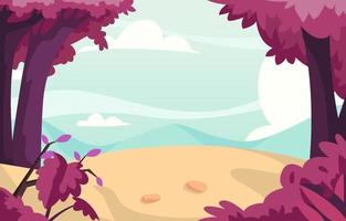 Scenery of Nature Background vector