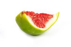 Slice of delicious ripe figs photo