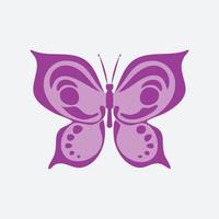 diseño decorativo de mariposa vector