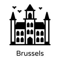Bruselas y emblemático vector