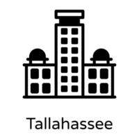 Tallahassee and Monument vector