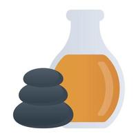 Spa Products and Stones vector