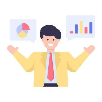 Infographic Presentation and Statistics vector