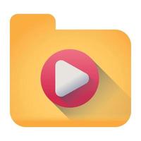 Play Button and Media vector