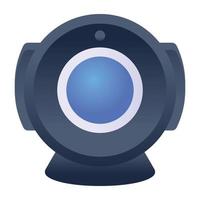 Webcam and Internet vector