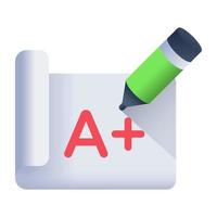 Online Grade and Result vector