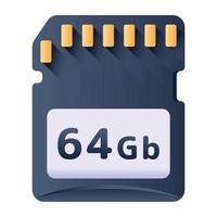 Memory  Sd Card vector