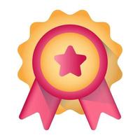 Star Badge and Achievement vector