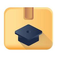 Graduation and Scholarship vector