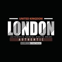 london urban clothing typography design vector