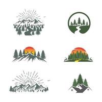 Forest Vector icon design illustration
