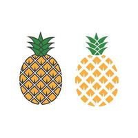 Pineapple fruit icon template vector  illustration