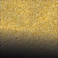 telón de fondo punteado de semitono de brillo dorado. patrón retro de oro vector